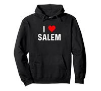 I Love Salem Cœur Vieilli Massachusetts Sweat à Capuche