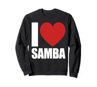 I Love Samba Red Heart, Samba Dancer, brésilienne Dance Lover Sweatshirt