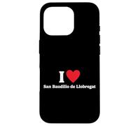 I Love San Baudilio de Llobregat Coque pour iPhone 16 Pro