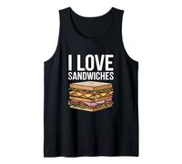 I Love Sandwiches Art Alimentaire créatif Débardeur