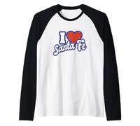 I Love Santa Fe Nouveau-Mexique Manche Raglan