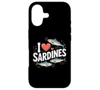 I Love Sardines Cadeaux pour Les Amateurs de Poisson en Conserve Coque pour iPhone 17