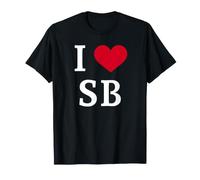 I Love SB, I Heart Initials S.B. T-Shirt