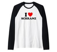 I Love Schranz Funny Hard Tekno Techno Fast Music Fan Allemand Manche Raglan