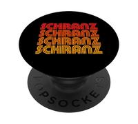 I Love Schranz Funny Hard Tekno Techno Fast Music Fan Allemand PopSockets PopGrip Adhésif
