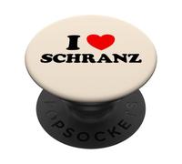 I Love Schranz Funny Hard Tekno Techno Fast Music Fan Allemand PopSockets PopGrip Adhésif