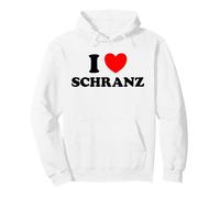 I Love Schranz Funny Hard Tekno Techno Fast Music Fan Allemand Sweat à Capuche