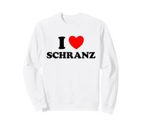 I Love Schranz Funny Hard Tekno Techno Fast Music Fan Allemand Sweatshirt