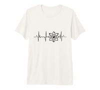 I Love Science ECG Scientist Pulse Line T-Shirt Haut de Gamme
