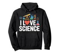 I Love Science Enthusiast Chimie Fun Sweat à Capuche