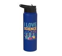 I Love Science Gobelet Atom Chemistry Fun Stainless Steel Insulated Water Bottle