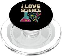 I Love Science Gobelet Atom DNA Nerd PopSockets PopGrip pour MagSafe