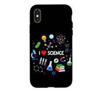 I Love Science Lover Professeur de Physique Scientifique en Chimie Coque pour iPhone X/XS