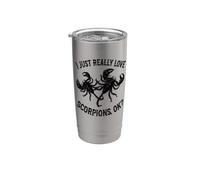 I Love Scorpions OK - Scorpion mignon et drôle Gobelet isotherme en acier inoxydable double paroi