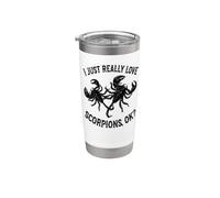 I Love Scorpions OK - Scorpion mignon et drôle Gobelet isotherme en acier inoxydable double paroi