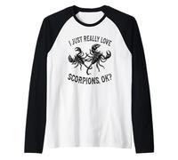 I Love Scorpions OK - Scorpion Mignon et drôle Manche Raglan
