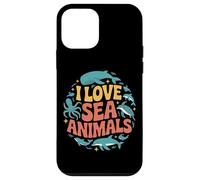 I Love Sea Animals Passionné de Vie Marine Coque pour iPhone 12 Mini