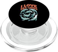 I Love Sea Lions Marins Mammifères Lover PopSockets PopGrip pour MagSafe