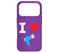 I Love Sèche-Cheveux Style de Chaleur Beauté Mode Coiffeur Coque pour iPhone 17 Pro