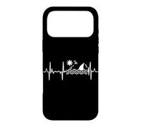 I Love Sharks Heartbeat Heart Line Coque pour iPhone 17 Pro Max
