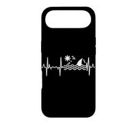 I Love Sharks Heartbeat Heart Line Coque pour iPhone Air