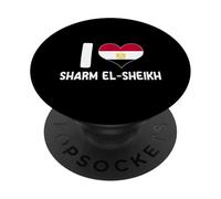 I Love Sharm El-Sheikh Egypte Vacation mer Rouge PopSockets PopGrip Adhésif