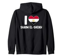 I Love Sharm El-Sheikh Egypte Vacation mer Rouge Sweat à Capuche