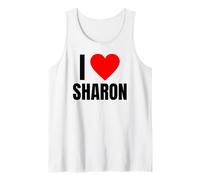 I Love Sharon Cœur personnalisé pour Femme Débardeur