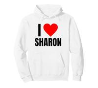 I Love Sharon Cœur personnalisé pour Femme Sweat à Capuche