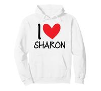 I Love Sharon Cœur personnalisé pour Femme Sweat à Capuche