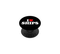 I Love Ships PopSockets PopGrip Adhésif