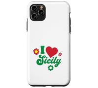 I Love Sicile Italien Cadeau Sicilien Sicilia Italie Coque pour iPhone 11 Pro Max