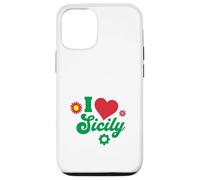 I Love Sicile Italien Cadeau Sicilien Sicilia Italie Coque pour iPhone 12/12 Pro