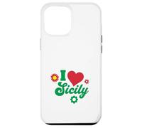 I Love Sicile Italien Cadeau Sicilien Sicilia Italie Coque pour iPhone 12 Pro Max