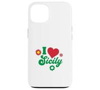 I Love Sicile Italien Cadeau Sicilien Sicilia Italie Coque pour iPhone 13