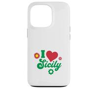 I Love Sicile Italien Cadeau Sicilien Sicilia Italie Coque pour iPhone 13 Pro