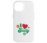 I Love Sicile Italien Cadeau Sicilien Sicilia Italie Coque pour iPhone 14