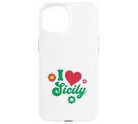 I Love Sicile Italien Cadeau Sicilien Sicilia Italie Coque pour iPhone 15