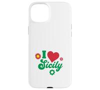 I Love Sicile Italien Cadeau Sicilien Sicilia Italie Coque pour iPhone 15 Plus