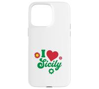 I Love Sicile Italien Cadeau Sicilien Sicilia Italie Coque pour iPhone 15 Pro Max