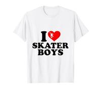 I love Skater Boys skateboard Skate T-Shirt