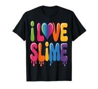 I Love Slime Colorful Drip T-Shirt