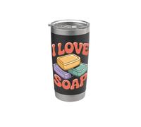 I Love Soap - Barre de savon insolite Gobelet isotherme en acier inoxydable double paroi