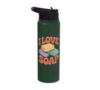 I Love Soap - Barre de savon insolite Stainless Steel Insulated Water Bottle