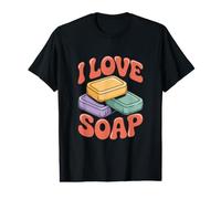 I Love Soap - Barre de Savon Insolite T-Shirt Graphique avec Valeur