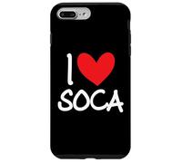 I Love Soca Music Cœur Caraïbes Party Dance Vibes Coque pour iPhone 7 Plus/8 Plus
