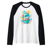 I Love Soda Pop Kids Assortiment de Boissons Estivales Manche Raglan