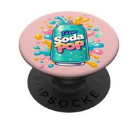 I Love Soda Pop Kids Assortiment de Boissons Estivales PopSockets PopGrip Adhésif