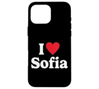 I Love Sofia Coque pour iPhone 16 Pro Max