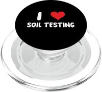 I Love Soil Testing Fermier Cultures Ingénieur de terrain PopSockets PopGrip pour MagSafe